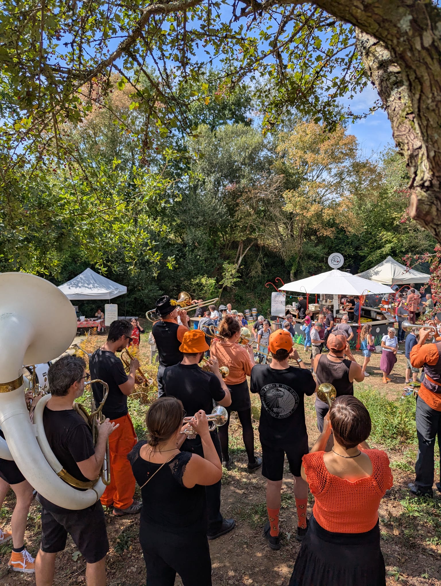 Fanfare du coin de dos BD